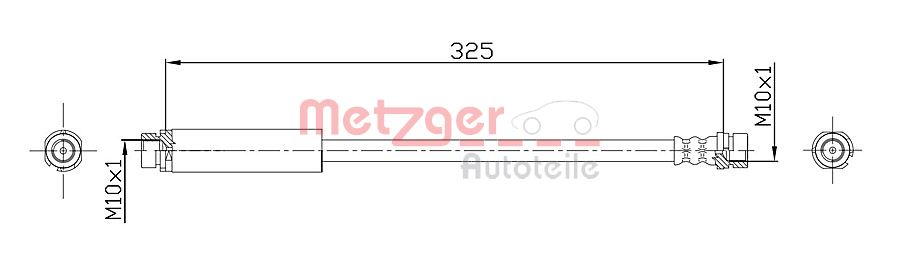 METZGER Gumifékcső 4112320_METZ